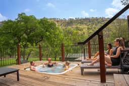 Historic Guadalupe Riverfront Home | Sleeps 10 | Private Hot Tub + Billiards Room - Image 2