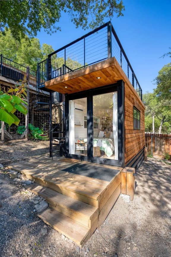 Riverfront Container Home | Private Rooftop Deck - Image 1